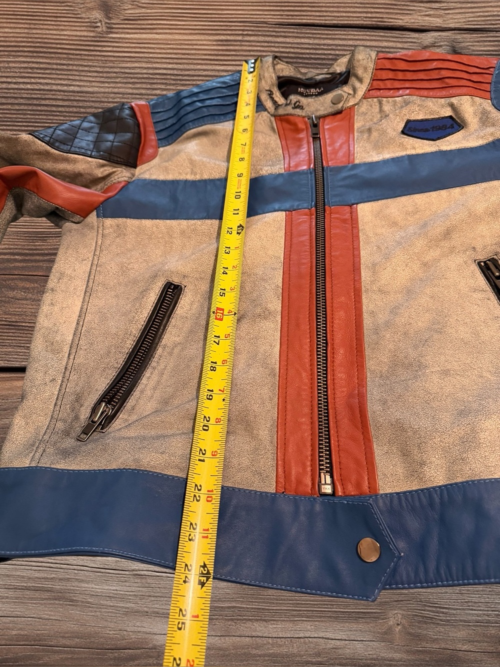 Muubaa Racing Moto Jacket Size L - Picture 14 of 16